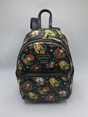 Loungefly Glow In The Dark Harry Potter Mini Backpack with Character Print